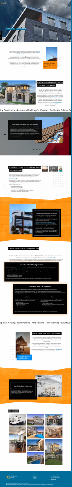 Building Certification Group :Tablet View