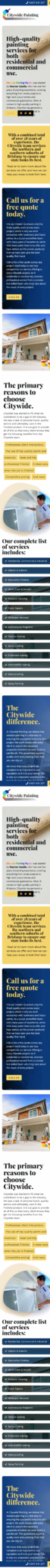 Citywide Painting: Mobile View
