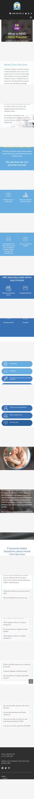 Beacon Support: Mobile View